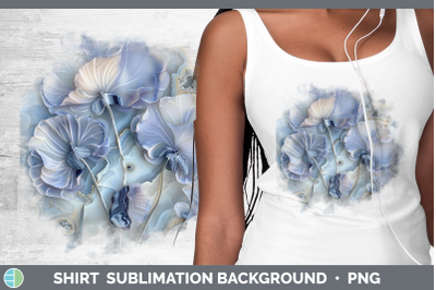 Sweet Pea Shirt 3D Agate Flowers Sublimation Background Desi