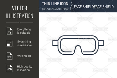 Icon of a Face Shield