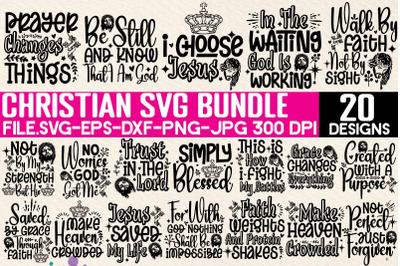Christian SVG Christian Bundle SVG, Scripture Bundle, Instant D