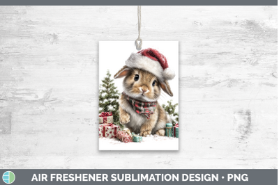 Bunny Air Freshener Farm Christmas Santa Sublimation Car Sce