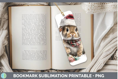 Bunny Bookmark Farm Christmas Santa Sublimation Printable De