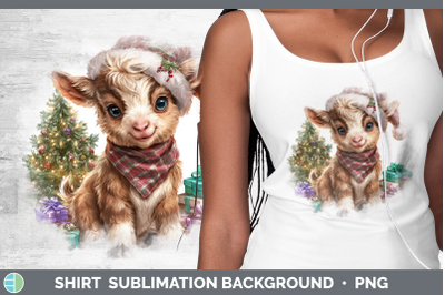 Goat Shirt Farm Christmas Santa Sublimation Background Desig