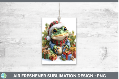 Bullfrog Air Freshener Farm Christmas Santa Sublimation Car
