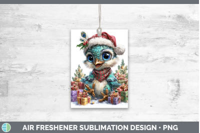 Peacock Air Freshener Farm Christmas Santa Sublimation Car S