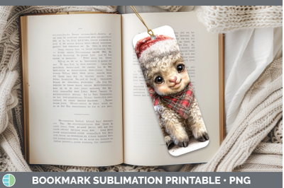 Sheep Bookmark Farm Christmas Santa Sublimation Printable De