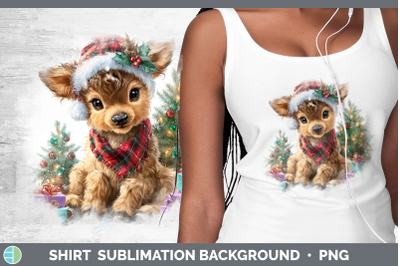 Elk Shirt Woodland Christmas Santa Sublimation Background De