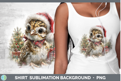 Grouse Shirt Woodland Christmas Santa Sublimation Background