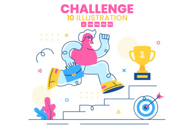 10 Business Challenge Illustration