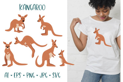Kangaroo collection SVG File