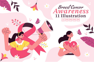 11 Breast Cancer Awareness Month Illustration