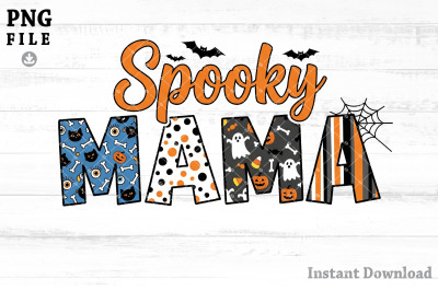 Spooky Mama Halloween PNG