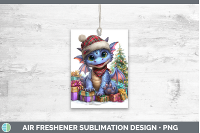 Dragon Air Freshener Christmas Santa Hat Sublimation Car Sce