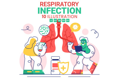 10 Respiratory Infection Illustration