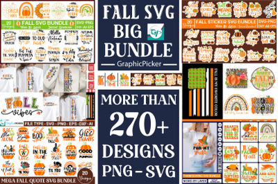 Fall Mega Bundle, Autumn Big Bundle