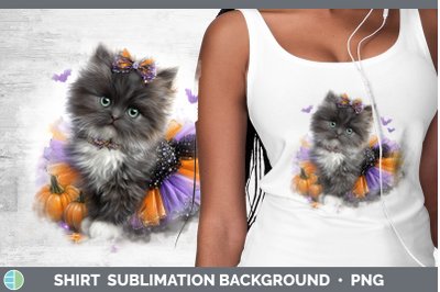 Angora Cat Shirt Cats Halloween Sublimation Background Desig