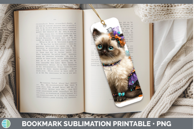 Himalayan Cat Bookmark Cats Halloween Sublimation Printable