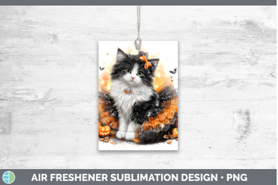Norwegian Forest Cat Air Freshener Cats Halloween Sublimatio