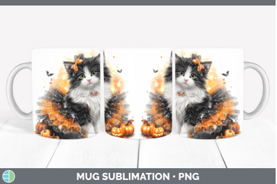 Norwegian Forest Cat Mug Wrap Cats Halloween Sublimation Cof