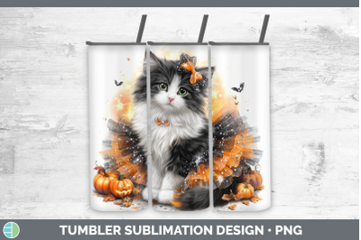 Norwegian Forest Cat Tumbler Cats Halloween Sublimation 20 o