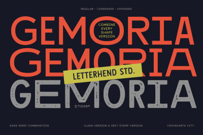 Gemoria Sans Serif Combination