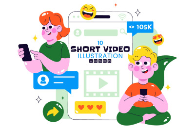 10 Short Video and Reels Illustration
