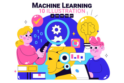 10 Machine Learning Illustration