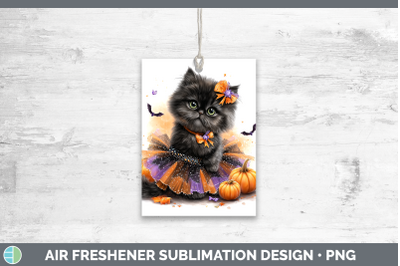 Persian Cat Air Freshener Cats Halloween Sublimation Car Sce