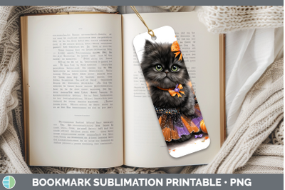 Persian Cat Bookmark Cats Halloween Sublimation Printable De