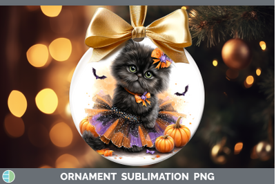Persian Cat Ornament Cats Halloween Sublimation Bauble Desig