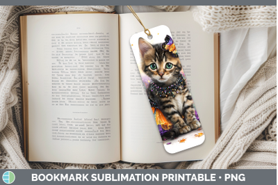 Savannah Cat Bookmark Cats Halloween Sublimation Printable D