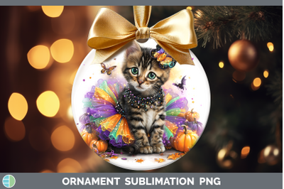 Savannah Cat Ornament Cats Halloween Sublimation Bauble Desi