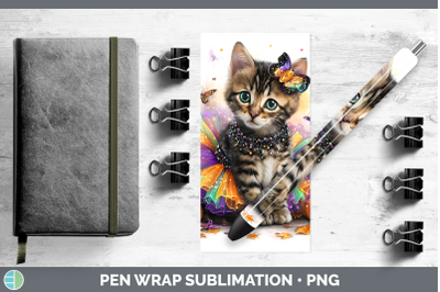 Savannah Cat Pen Wrap Cats Halloween Sublimation Pen Designs