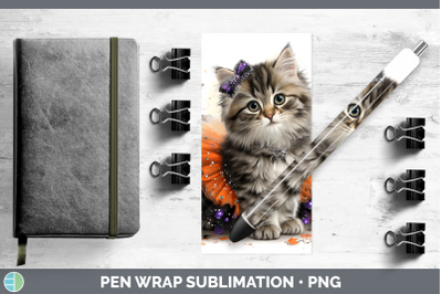 Siberian Cat Pen Wrap Cats Halloween Sublimation Pen Designs
