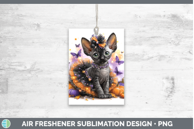 Sphynx Cat Air Freshener Cats Halloween Sublimation Car Scen