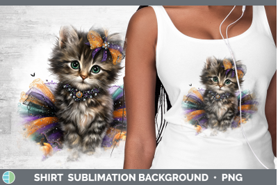 Tabby Cat Shirt Cats Halloween Sublimation Background Design