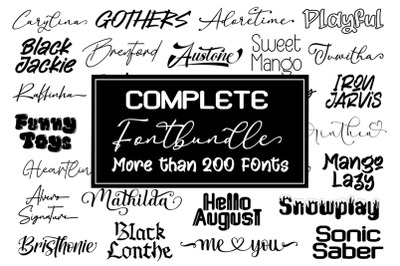 COMPLETE FONTBUNDLE