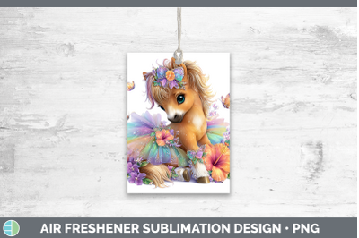 Horse Air Freshener Farm Rainbow Summer Sublimation Car Scen