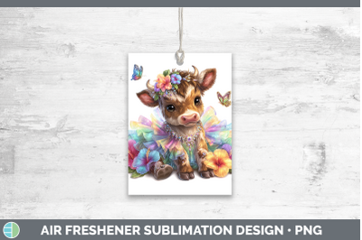 Bull Air Freshener Farm Rainbow Summer Sublimation Car Scent