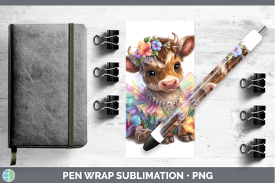 Bull Pen Wrap Farm Rainbow Summer Sublimation Pen Designs
