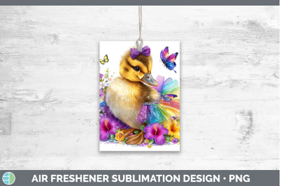 Duck Air Freshener Farm Rainbow Summer Sublimation Car Scent