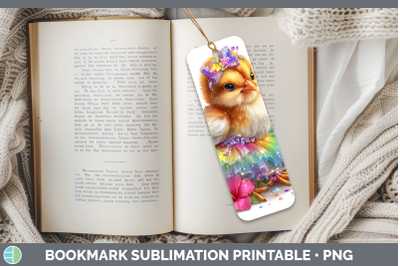 Chicken Bookmark Farm Rainbow Summer Sublimation Printable D