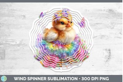 Chicken Wind Spinner Farm Rainbow Summer Sublimation Spinner
