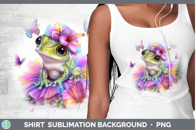 Bullfrog Shirt Farm Rainbow Summer Sublimation Background De