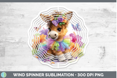 Mule Wind Spinner Farm Rainbow Summer Sublimation Spinner De