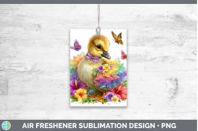 Goose Air Freshener Farm Rainbow Summer Sublimation Car Scen