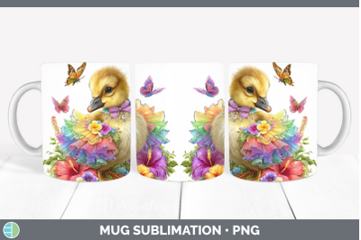 Goose Mug Wrap Farm Rainbow Summer Sublimation Coffee Cup De