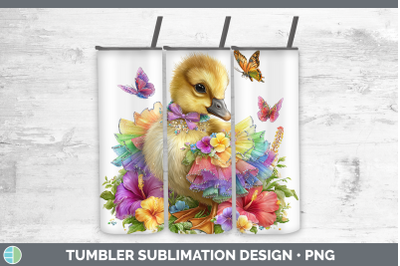 Goose Tumbler Farm Rainbow Summer Sublimation 20 oz Skinny T
