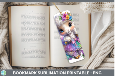 Sheep Bookmark Farm Rainbow Summer Sublimation Printable Des