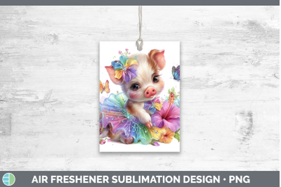 Pig Air Freshener Farm Rainbow Summer Sublimation Car Scent