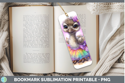 Emu Bookmark Farm Rainbow Summer Sublimation Printable Desig